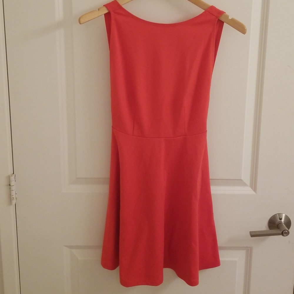 Playful Red Midi Dress